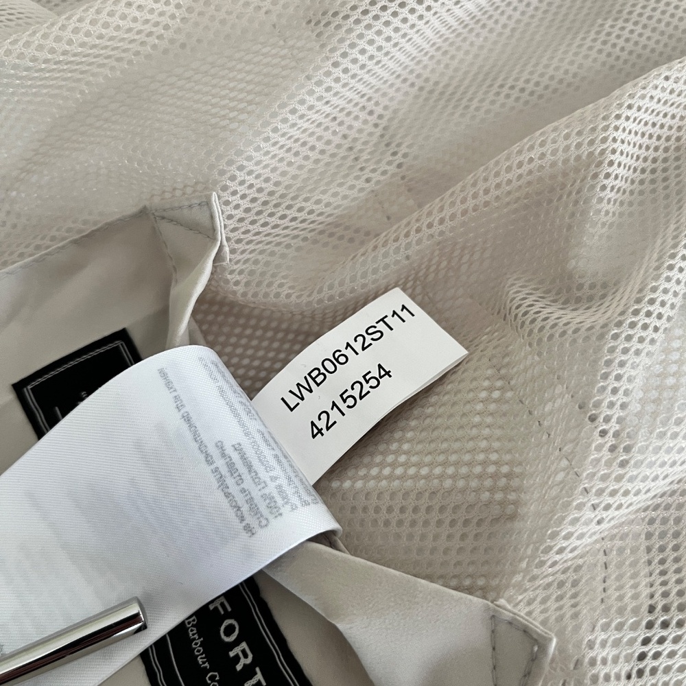 Barbour Katafront Jacket Vented, Hide-away Hood Color: Mist - Picture 11 of 12